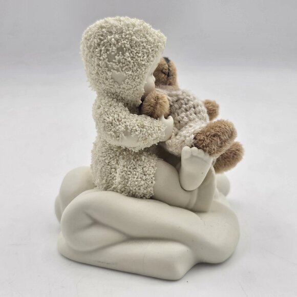 Vintage Department 56 Snowbabies Figurine A Hug'll Make it Better 2005 Beige - Picture 4 of 10